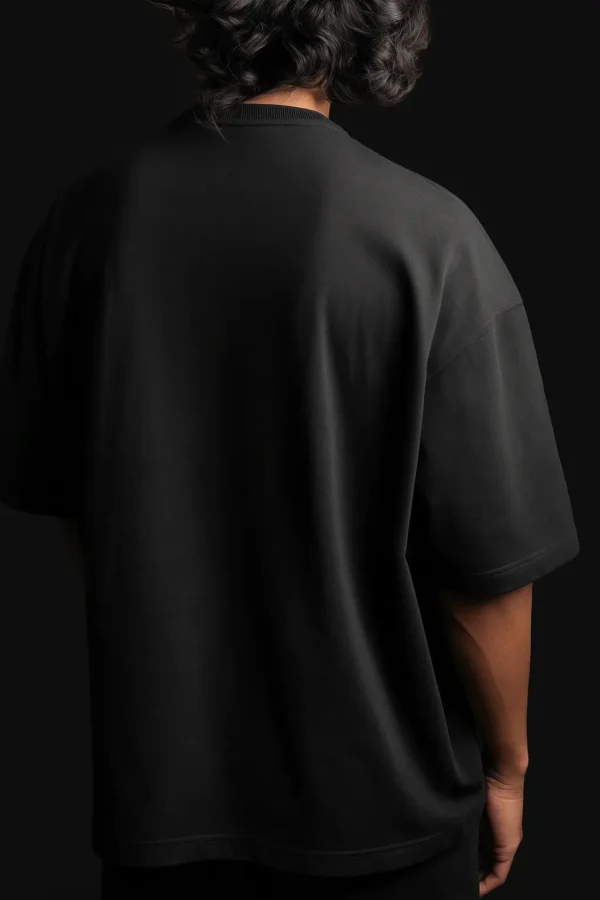 Black Basic T-Shirt - Image 3