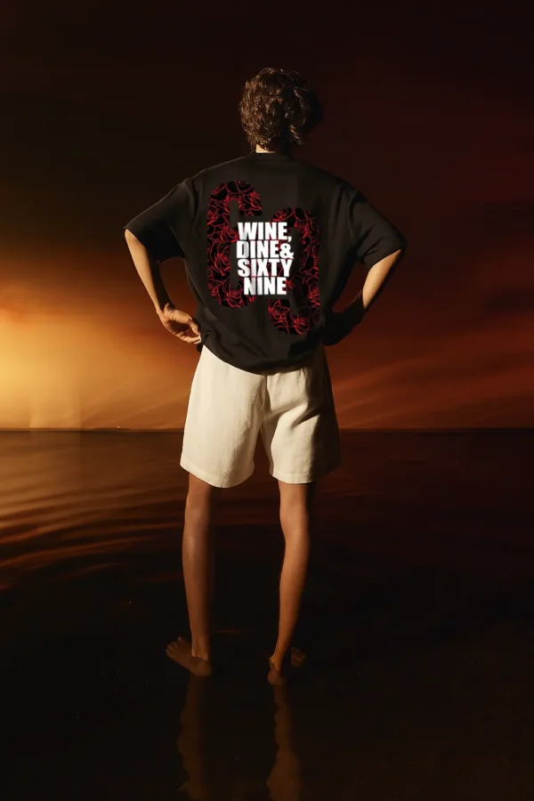 Wine Dine & 69 T-Shirt - Image 3