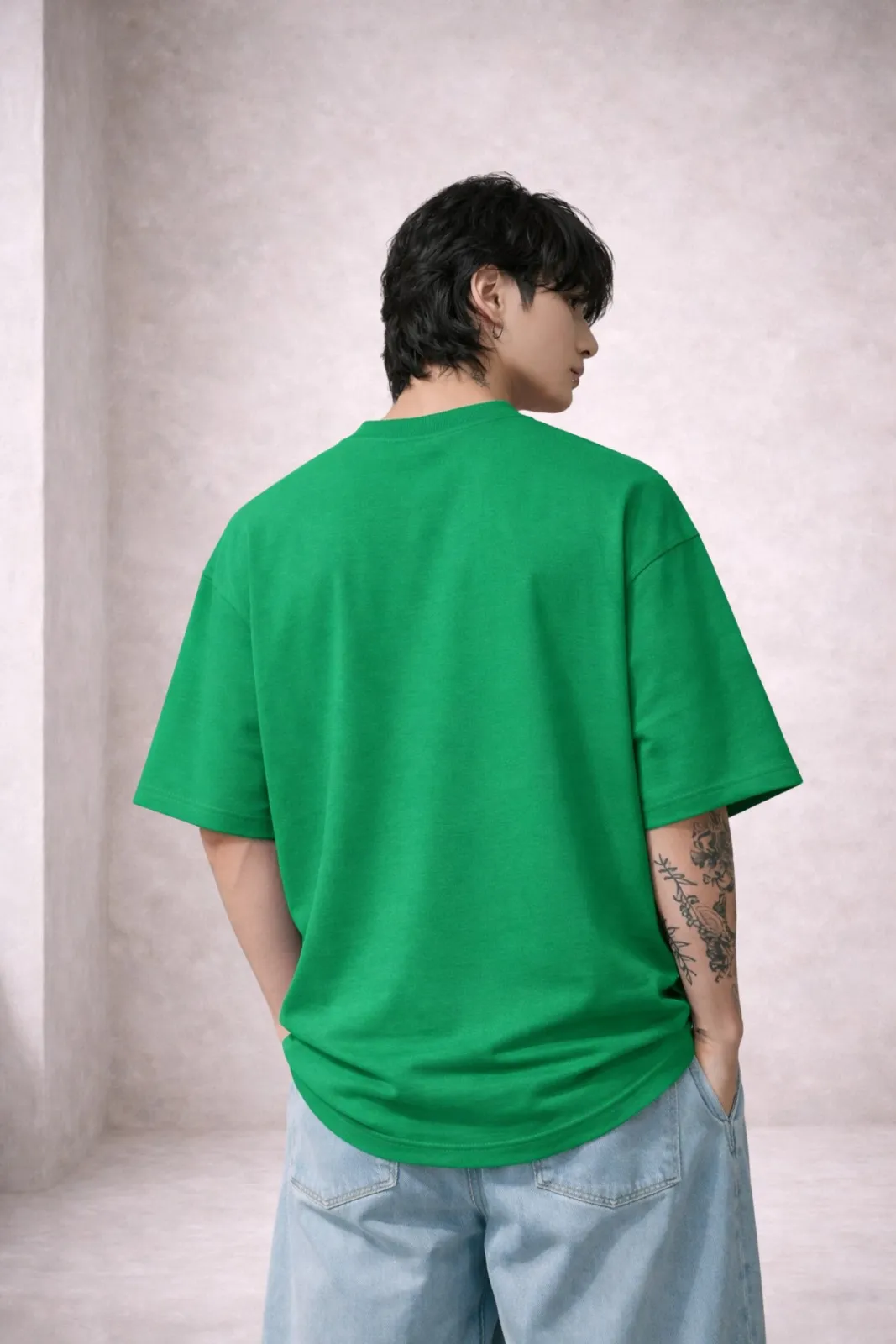 Green Basic T-Shirt - Image 2