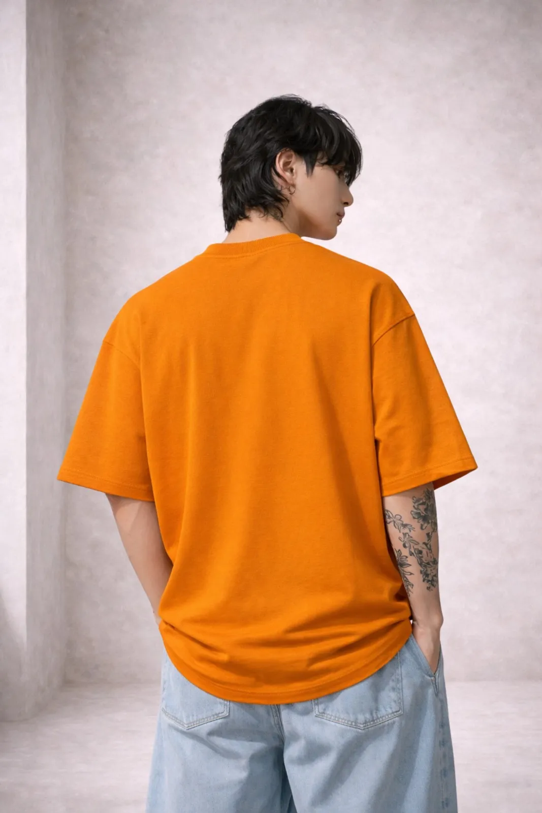Orange Basic T-Shirt - Image 2