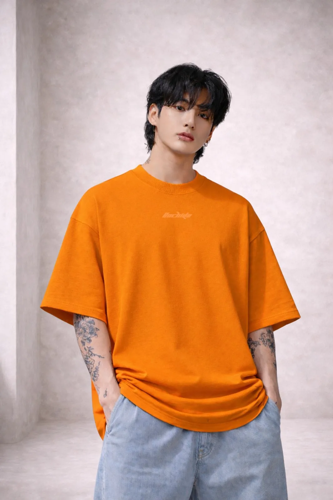 Orange Basic T-Shirt