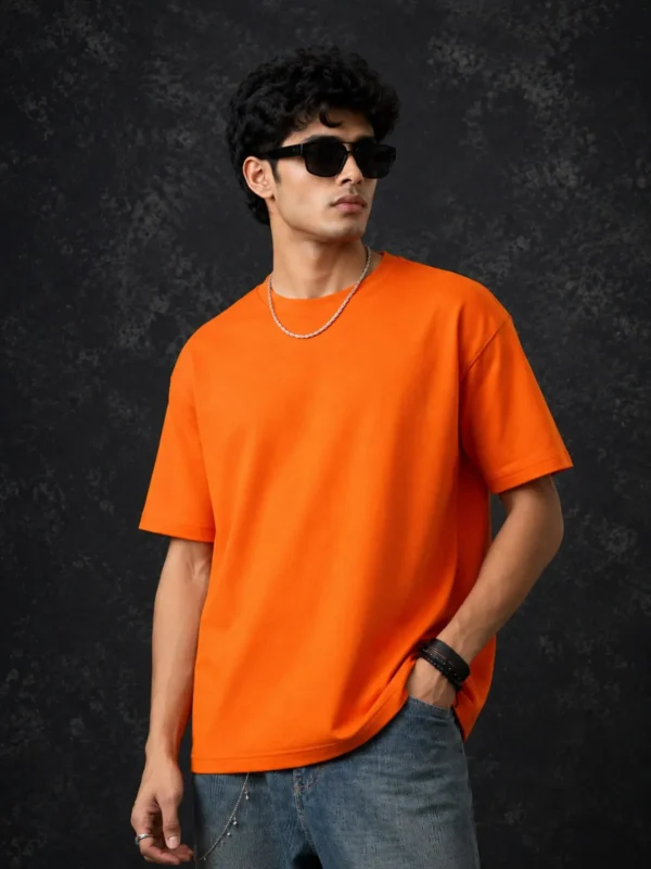 Orange Basic T-Shirt