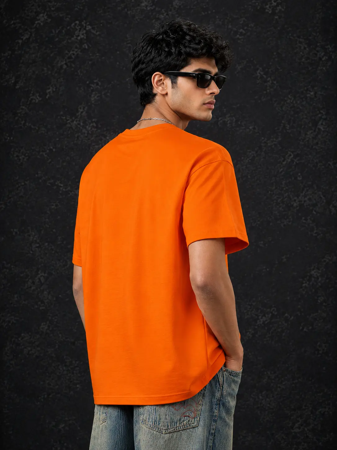 Orange Basic T-Shirt - Image 2