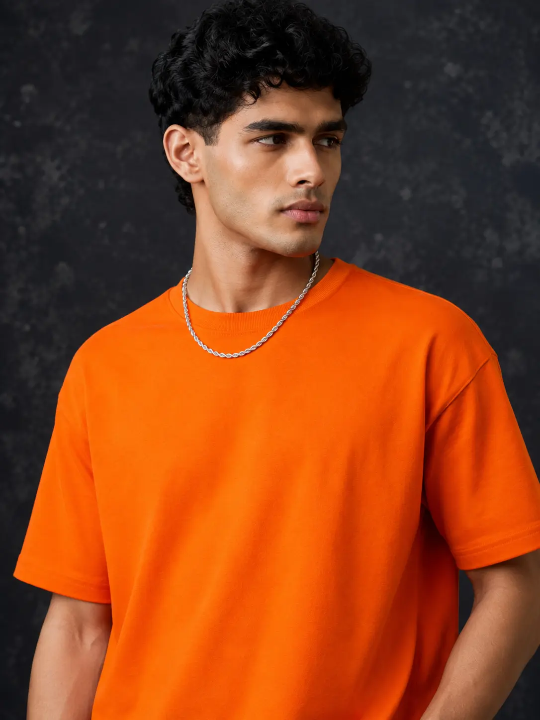 Orange Basic T-Shirt - Image 3