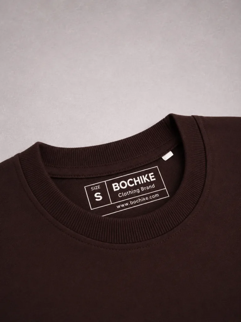 Brown Oversized T-shirt — detail