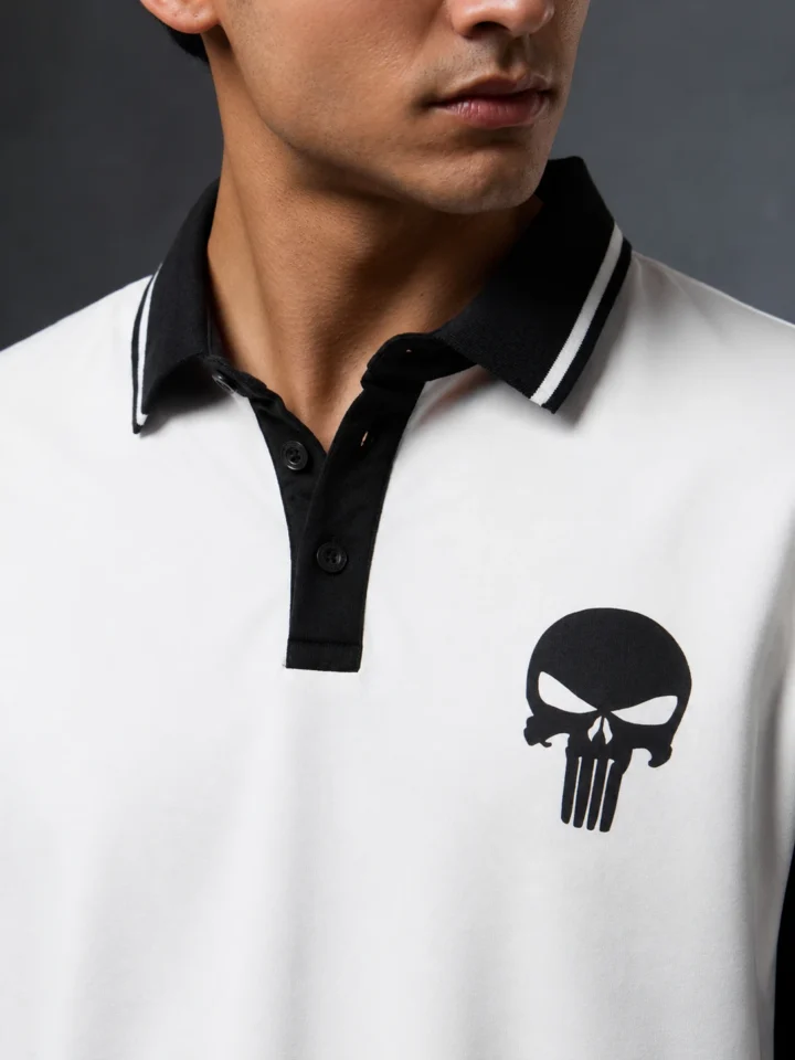 Punisher Polo detail