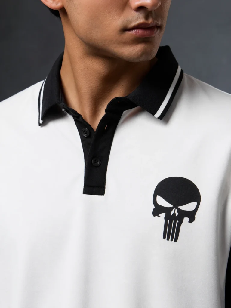 Punisher Polo — detail